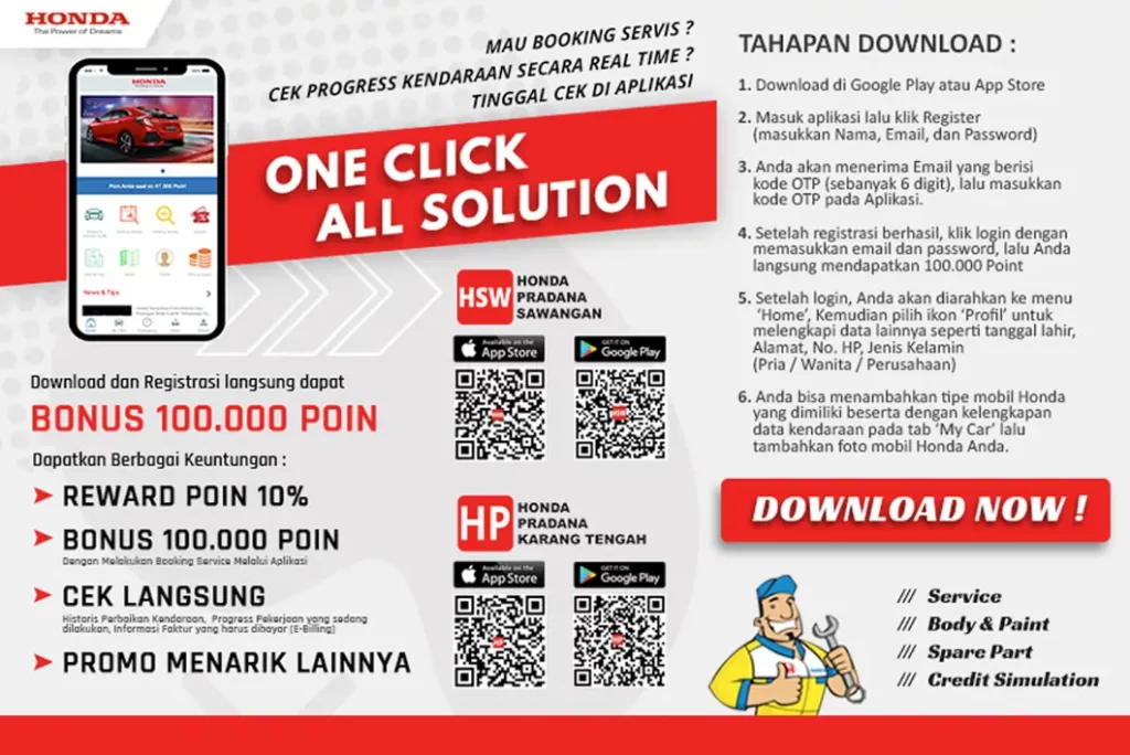 Honda Body & Paint Booking Repair Honda Fatmawati